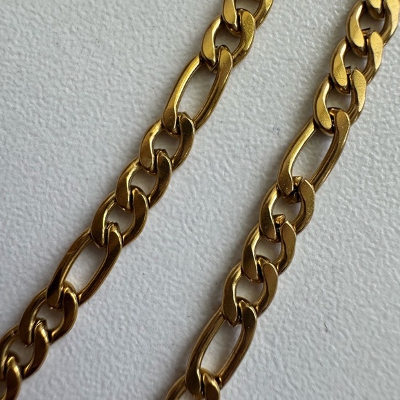 18K Gold Plated Stainless Steel Chain – 36” DIY Jewelry Supply - Picture 2 of 7